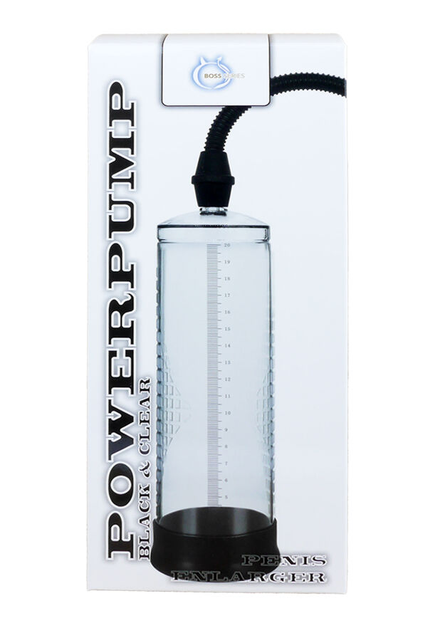 Вакуумная помпа с грушей - Powerpump Black&amp;Clear