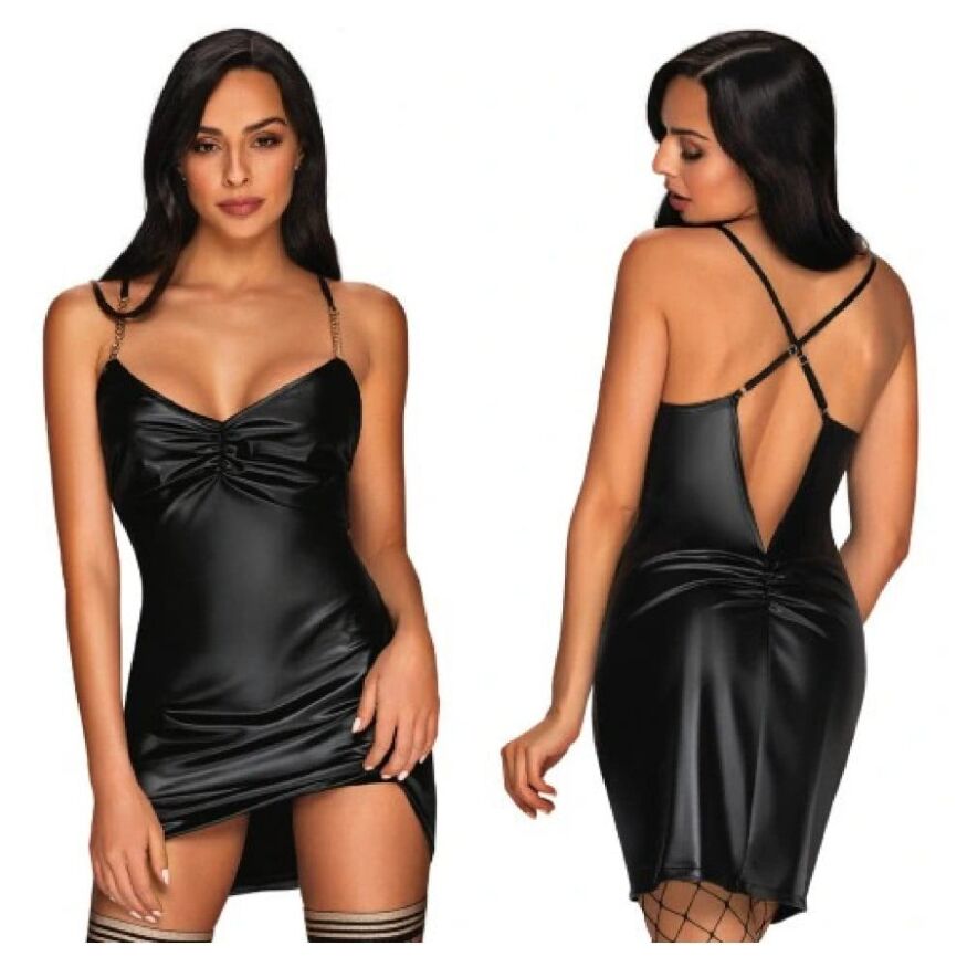 Платье-мини Obsessive Yollanda черный, L/XL