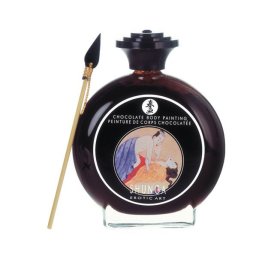 Фарба для тіла Shunga BODYPAINTING  -  Aphrodisiac chocolate (100 мл) без глютену та парабенів