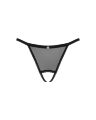 Трусики Obsessive Celia Noir crotchless thong XL/2XL