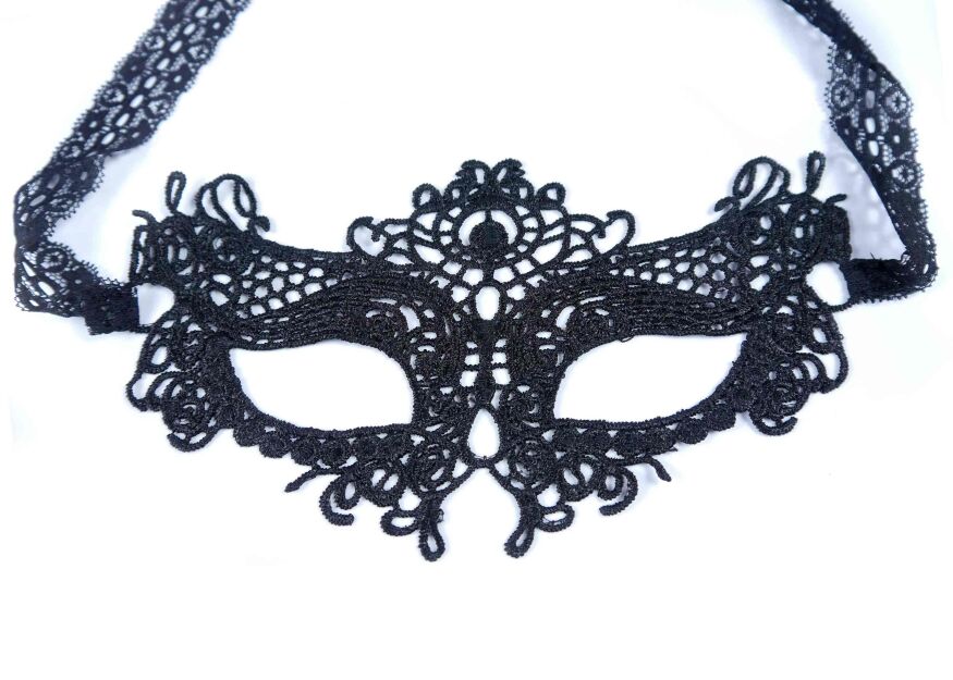 Венецианская Маска черная Love Mask - Boss Series Fetish