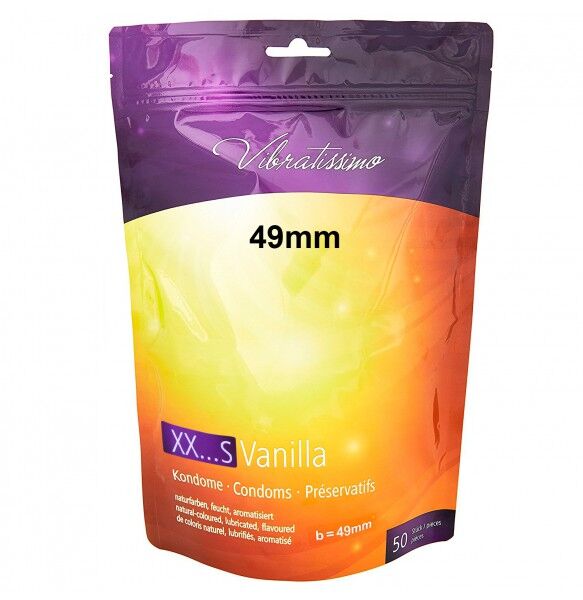Ванільні презервативи - Vibratissimo XX ... S Vanilla, 49 мм, 50 шт.