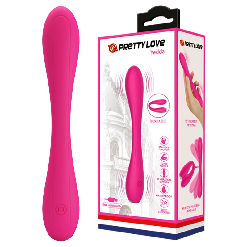 Гибкий вибратор – Pretty Love Yedda Stimulator Pink