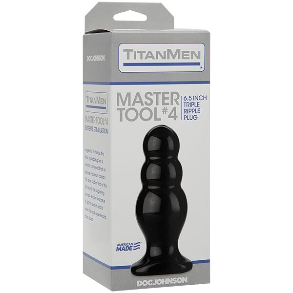 Анальный стимулятор Doc Johnson Titanmen - Master Tool #4