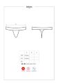 Стринги Obsessive Giftella thong red S/M