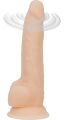 Фалоімітатор з вібрацією та ротацією Naked ADDICTION James 8″ Rotating &amp; Vibrating Dong, пульт ДК
