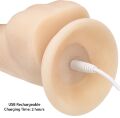 Фалоімітатор з вібрацією та ротацією Naked ADDICTION James 8″ Rotating &amp; Vibrating Dong, пульт ДК