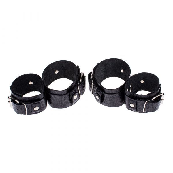 Фіксатор для зап'ястків та щиколоток Fixation Me Ankle Black