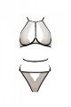 Комплект белья Passion CHIKA SET, S/M, cream, топ, трусики