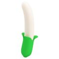 Оригінальний силіконовий вібратор у вигляді яскравого банана - Pretty Love Banana Knight Vibrator