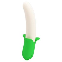 Оригінальний силіконовий вібратор у вигляді яскравого банана - Pretty Love Banana Knight Vibrator