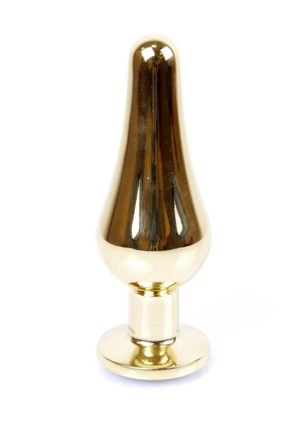 Анальна пробка - Jewellery Gold Long Plug Purple