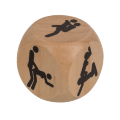 Дерев'яний кубик Kama Sutra Wooden Dice, 3x3 см