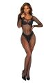 Бодистокинг - Bodystocking 2061, black - One Size