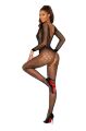 Бодистокинг - Bodystocking 2061, black - One Size
