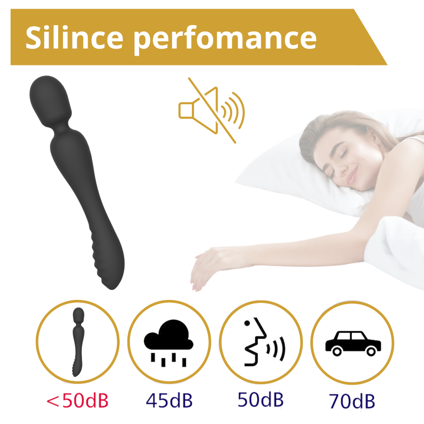 Массажер микрофон для точки G 2-в-1 Erospace Sweet Play Wand &amp; Vibrator 2in1 A8