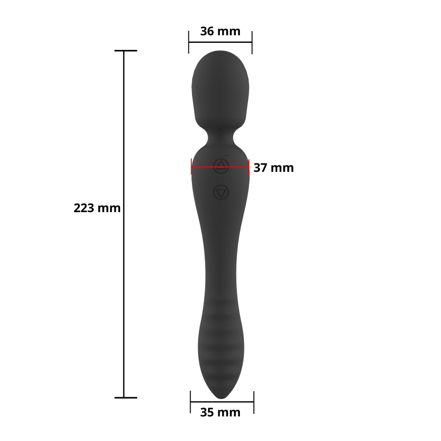 Массажер микрофон для точки G 2-в-1 Erospace Sweet Play Wand &amp; Vibrator 2in1 A8