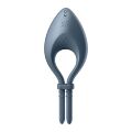 Эрекционное смарт кольцо с вибрацией Satisfyer Bullseye Connect App, серый