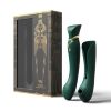Ультрасовременный Вибромассажер 3 в 1 Zalo Queen, Jewel Green        