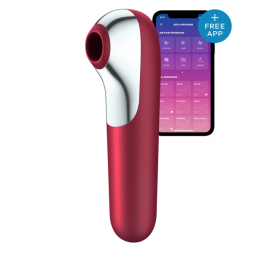 Вакуумний кліторальний стимулятор SATISFYER DUAL LOVE червоний