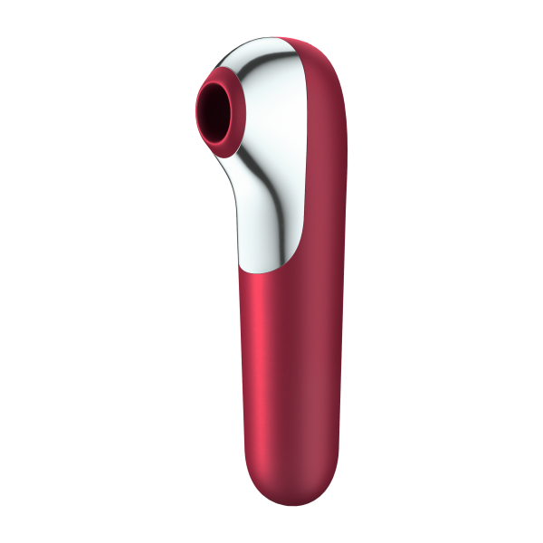 Вакуумный клиторальный стимулятор SATISFYER DUAL LOVE RED