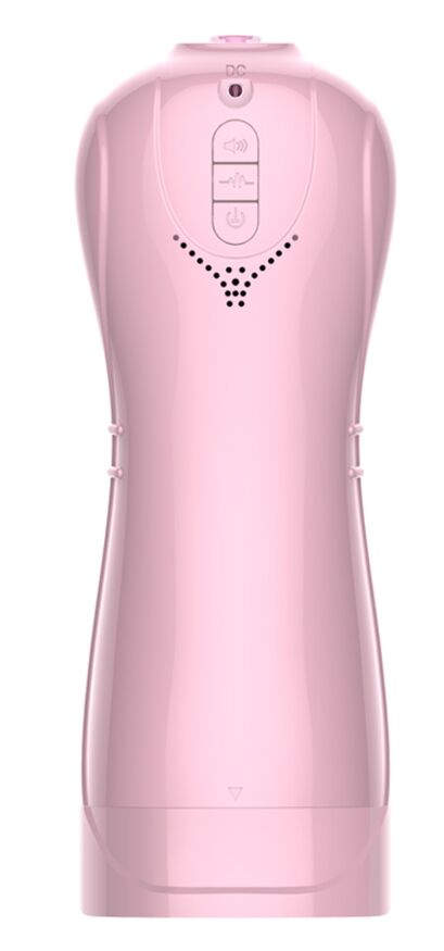 Мастурбатор с вибростимуляцией FOXSHOW Vibrating and Flashing Masturbation Cup Pink USB 7+7 Function, BS6300022