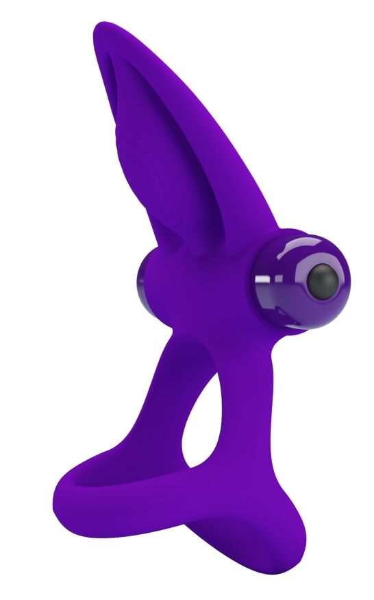 Эрекционное вибро кольцо Pretty Love - Vibration Cock Ring, 10 vibration functions, BI-210306