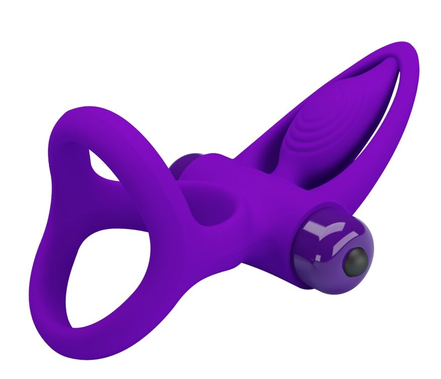 Эрекционное вибро кольцо Pretty Love - Vibration Cock Ring, 10 vibration functions, BI-210306