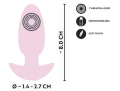 Анальная пробка с вибрацией Vibrating Mini Butt Plug Rose