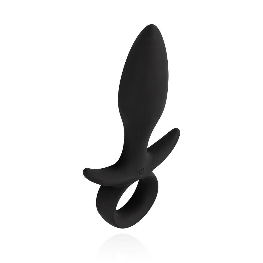 ET804BLK Анальная пробка с вибрацией Butt Buzzer черная