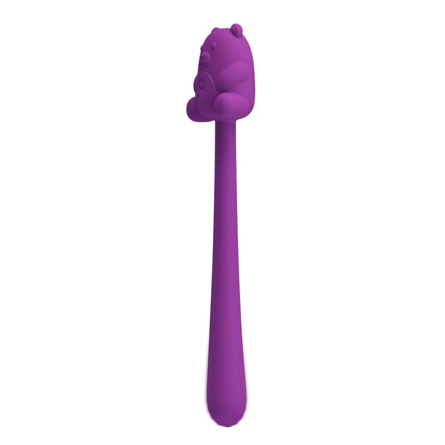 Маленький мишка с мощной вибрацией 2 в 1 CUTE BEAR, Flirting Stick, 7 vibration functions, Magnetic USB charging