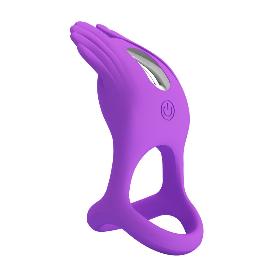 Эрекционное кольцо Pretty Love - Vibration Penis Ring SILAS Purple, BI-210318-1