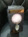 Металлическая анальная пробка Кроличий хвостик Alive Fluffy Plug S Pink (мятая упаковка!!!)