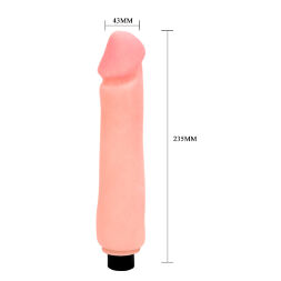 Вібратор реалістичний - Mutlispeed Flexible Vibrator, 23,5 см