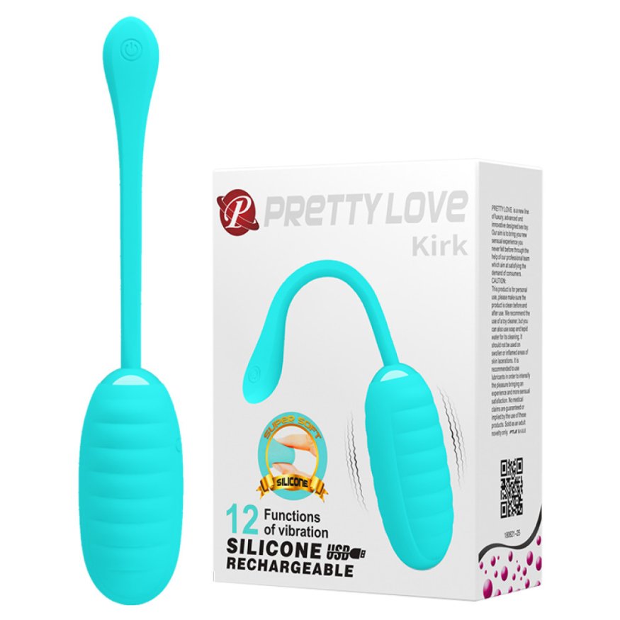 Виброяйцо 12 режимов Pretty Love Kirk