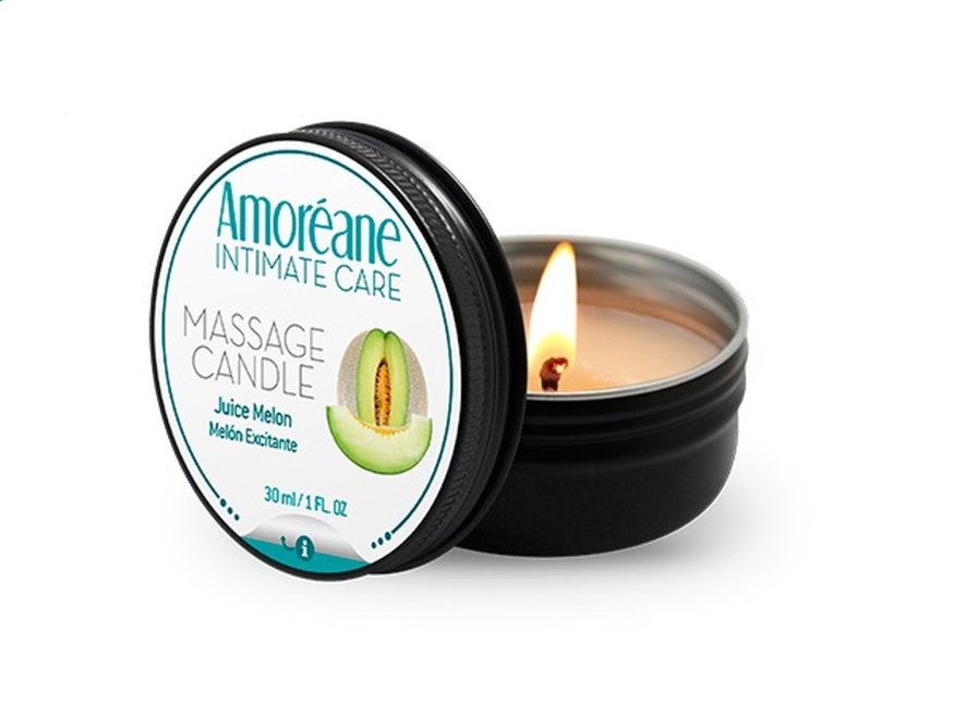 Массажная свечка Amoreane Candle "Сочная Дыня" 30 мл