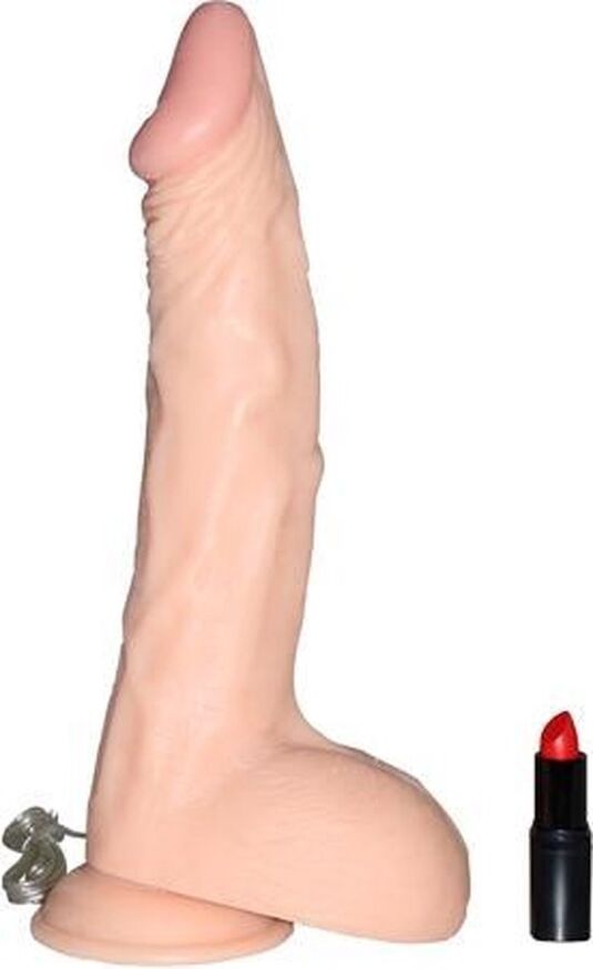 Большой фалос с вибрацией BIGSTUFF 11INCH, FLESH