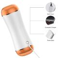 Мастурбатор с двумя входами и вибростимуляцией BOSS Vibrating Masturbation Cup USB 10 function + Interactive Function, BS6300019