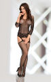 Черный комбинезон с длинными рукавами Adila, black - S-L