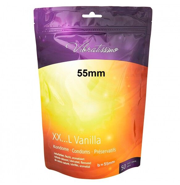 Презервативи - Vibratissimo XX ... L Vanilla, 55 мм, 50 шт.