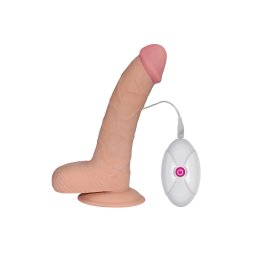 Реалистичный вибратор – The Ultra Soft Dude Vibrating 8.8"