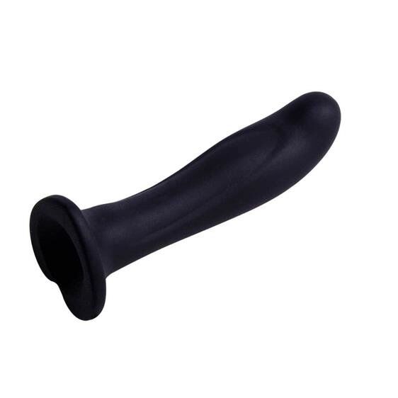 Анальная пробка анатомического дизайна с плавными формами Black Mont Back Amor 6.1"
