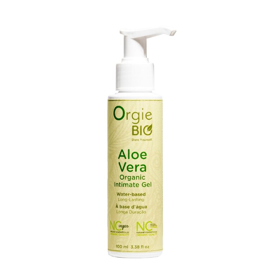 Зволожуючий лубрикант на водній основі з екстрактом алое вера - Orgie Bio Aloe Vera, 100 мл