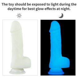 Фалоімітатор світиться в темряві - Lumino Play Dildo 7.5"