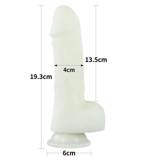 Фаллоимитатор светящийся в темноте - Lumino Play Dildo 7.5"