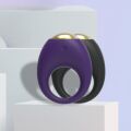 Вибрационное эрекционное кольцо Every Night Toys со светодиодом и 7 режимами вибрации, фиолетовый
