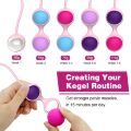 Набір вагінальних кульок Every Night Toys Lorinda рожевий з різнокольоровими кульками