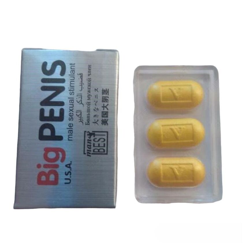 Таблетки для потенции Big Penis за 3 табл