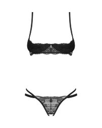 Комплект Obsessive Nutris 2-pcs crotchless set XL/2XL
