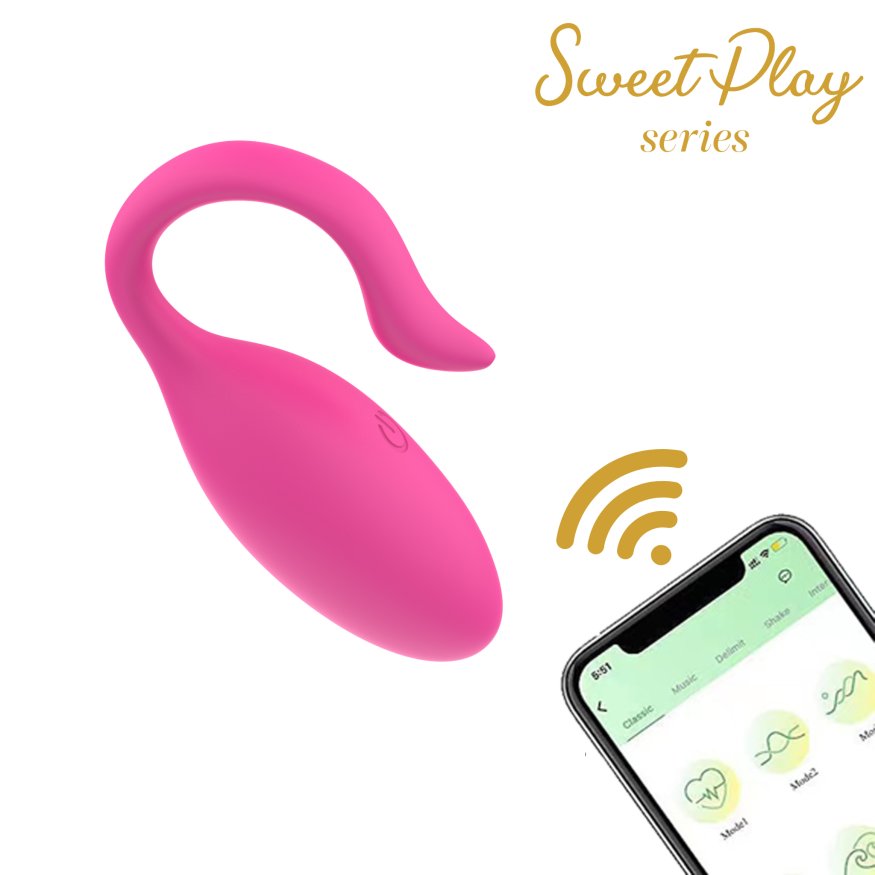 Смарт віброяйце - Erospace Sweet Play Egg App Controlled A9